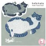 【小媽媽愛BUY家】日本設計 德國製造 KATA KATA北歐貓咪圖案瀝水抹布｜去汙清潔 廚房清潔 廚房抹布 北歐風格