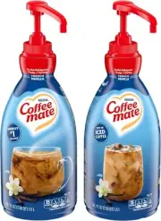 Nestle Coffee-Mate Coffee Creamer, French Vanilla, Liquid Pump Bottle, 50.7 Fl O