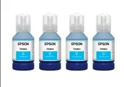 Epson Sublimation Ink Color Cyan For SC F170/F570 printer - 4 Cyan Ink Bottles