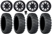 MSA ThunderLips 15" Wheels Black 30" Versa Cross V3 Tires RZR XP 1000 / PRO XP
