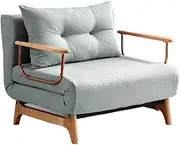 Sleeper Chair Folding Sofa Bed, Convertible Recliner Chair, Indoor Single Sleeper Guest Bed Lounge Futon Couch for Home Office Bedroom Living Room Convertible