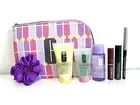 Clinique 8 Piece Gift Set SEALED (Gel, Facial Soap, Quickliner, Mascara, Lip)