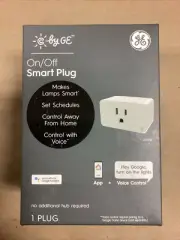 C by GE On/Off Smart Plug with Voice Control Google Assistant - White E61
