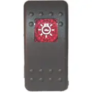 V Series Contura II Rocker Switch with Navigation Light Indicator 24V