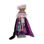 , Inc. HA0384 Kurt Adler 18" Hollywood Two Turtle Doves Nutcracker, Purple