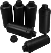 KICHOUSE 6pcs Plastic Bottles For Liquid Storage Chemical Bottle Water Sample Bottles Sample Containers Laboratory Plastic Bottles Laboratory Bottles