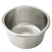 Native Trails CPS60 Nickel Redondo Chico 15" Single Basin Undermount Bar Sink