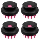 Set of 4 Shampoo Brush Scalp Exfoliator Hair Exfoliate Scrub for