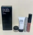 Bobbi Brown Four Ways To Perfect 4pcs Giftset Lip,Mascara , Eye Base & Face Base