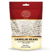 Cannelini Beans 4 LB - From Italy - Dried White Medium Sized Kidney Beans (Ca...