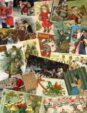 25+ Piece Christmas Theme Ephemera Lot Vintage Style for Junk Journal Scrapbook