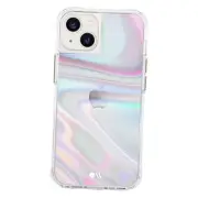 Soap Bubble iPhone 13 Case [10ft Drop Protection] [Wireless Iridescent