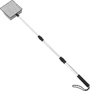 NULYLU Long Handled Litter Scoop Heavy Duty Poop Shovel for Chicken Metal Cat Litter Scoop Heavy Duty Sifting Shovel Poop Scooper Sand Sifter Shovel for Chicken Coop Chicken Scoop Shovel