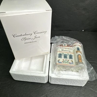 Canterbury Crossing NUTMEG Lenox Spice Village Unused Not Displayed NEW IN BOX