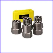 Professional 5-Piece Bolt Extractor Set - Superior Grip for Stripped Fasteners