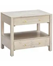 TOV Furniture Brandyss Burl Nightstand