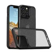 iPhone 14 Pro Max Stain & Scratch-Proof Case Cover - Ultra Hard Carbon Fiber Build, Durable All-Around Protection with Wireless Charging Compatibility