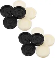 ibasenice Elegant Pieces Set Chess Checkers Game Accessories 24pcs Plastic Chessboard Pieces Universal Replacement Parts