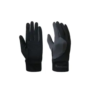 【Mountneer 山林】抗UV觸控手套-黑色-11G07-01(機車手套/保暖手套/防曬手套/觸屏手套)