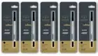 5 X Parker Quink Roller Ball Rollerball Pen Refills Black Ink Fine Nib New