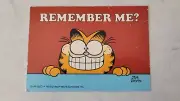 Vintage 1978 Garfield Cat Remember Me? Jim Davis Comic Postcard Unposted