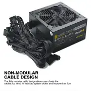 Segotep 650W Power Supply 80 Plus Gold Non-Modular ATX Gaming PC Case PSU