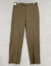 Men's Kenneth Cole Reaction Size 33X32 Dress Pants Brown NWT