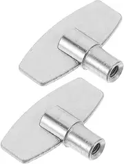 OHPHCALL 2pcs Mechanical Clock Winding Key Set Universal Compatibility for Wall Alarm Clocks Metal Clock Accessories for Repair