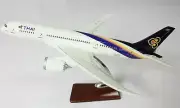 Thai Air 787 Dreamliner Large Plane Resin Model apx 18"