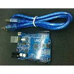 《58》ARDUINO UNO R3 SMD 開發板 超值版本 完全相容 使用 ATMEGA328P送USB線 排針