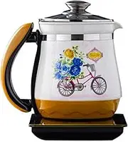 Hot Water Dispensers Multifunctional Ceramic Electric Kettle 1.4l Constant Temperature Appointment Tea and Coffee Maker Touch Glass Panel Kettle (A 1.4l) lofty ambition KeYJ