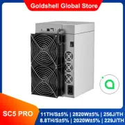 New Goldshell SC5 Pro Miner 11T Or 8.8T Two Mode Switching Crypto Mining Machine