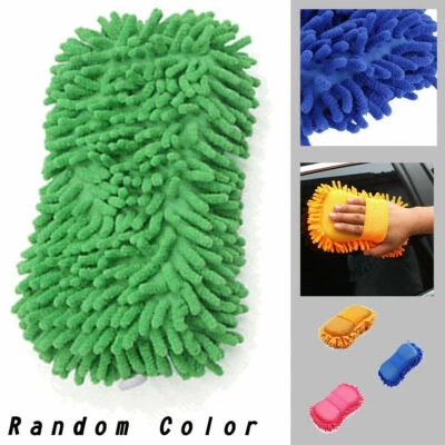 Auto Car Microfiber Chenille Cleaner Clean Accessories Sponge Washing Brush (for: Renault)