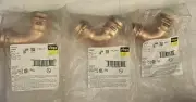 VIEGA PROPRESS 77037 90 ELBOW COPPER 1-1/2" X 1-1/2" 3-New Sealed Packages