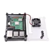 9 Layers Acrylic Transparent Case With Cooling Fan For Raspberry Pi 3B+/3B E