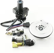 Ignition Switch for XRV750 1993 1994 1995 1996 1997-2000 35100-MY1-007 Motorcycle Ignition Switch Seat Lock Key Fuel Cap Suit Motorcycle Ignition Switch Lock
