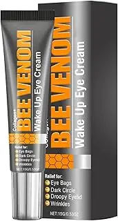TiaoBug Lightweight Men Eye Cream 15g Hydrating Firming Moisturizer for Smooth Skin Non Greasy Daily Use Gray One Size