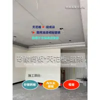 在飛比找蝦皮購物優惠-【好美】 輕鋼架花板 暗架 矽酸鈣板 施工估價