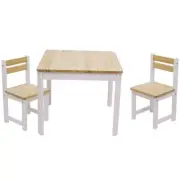 TikkTokk Little Boss Table And Chairs Set Square Study Table For Kids