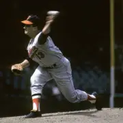 Pitcher Steve Barber Of The Baltimore Orioles 1966 Baseball OLD PHOTO 1