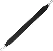 [OSOLADY] Creative Double Sided Replacement Bag Strap Detachable Wide Shoulder Strap for Messenger and Crossbody Bags Versatile Imitation Accessory Black