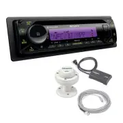 Sony MEX-M72BT + SiriusXM SXV300m1 Satellite Radio Tuner with RV/Marine Antenna
