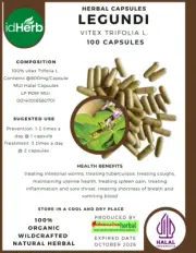 [idHerb] 100-1000 CAPSULES LEGUNDI Vitex Trifolia L. NATURAL HERBAL