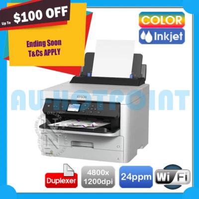 Epson WorkForce Pro WF-C5290 Color Inkjet Wi-Fi Printer+Duplexer+ADF C11CG05501