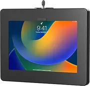 Locking iPad Wall Mount – CTA Anti-Theft Tablet Wall Mount for iPad 10th Gen 10.9-inch - iPad 7th/8/9 Gen - iPad Air 4 - Galaxy Tab - Lenovo Tab 4 - Zebra Tablets & More - Black - (PAD-PARAW)