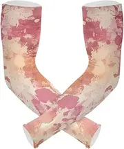 [Yoogain] UV Protection Protection Arm Sleeves Watercolor Abstract Splash-ink Light Color Arm Sleeves Sun & UV Protection High Elasticity cubre brazos, Watercolor Abstract Splash-ink Light Color
