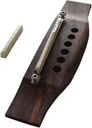 HAMPPLIES Height Adjustment Bridge Insert for Acoustic Guitar DIY Guitar Accessory Lightweight Design for Easy Portability Durable Replacement for Instrument Decoration