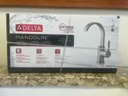 MANDOLIN Single Handle Bathroom Faucet In Spotshield Brushed Nickel 15630LF-SP