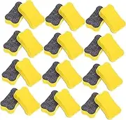 ROMISBABA Eva Chalkboard Erasers for Boys and Girls 24 Pack Large Whiteboard Erasers No Burrs