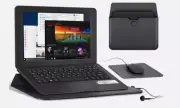 Windows 10 Laptop 10.1"Celeron R Computer Mini Netbook WiFi Webcam (Black)